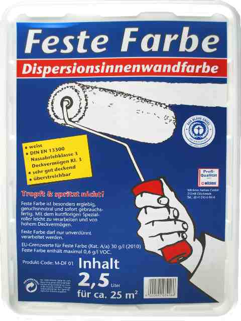 Wilckens Feste Farbe 2,5 Liter | weiß
