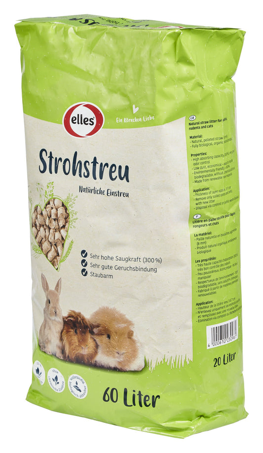 elles Strohstreu-Pellets 60 L