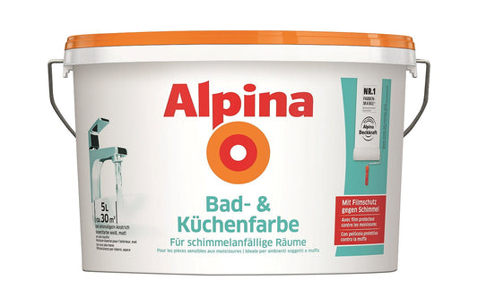 Alpina Bad- und Küche Spezialfarbe 5 Liter