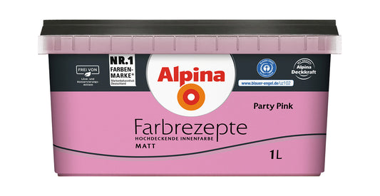 Alpina Farbrezepte 1 Liter Party Pink