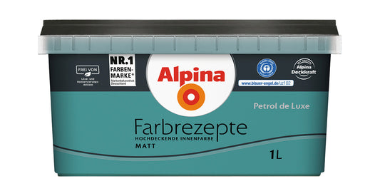 Alpina Farbrezepte 1 Liter Petrol de Luxe