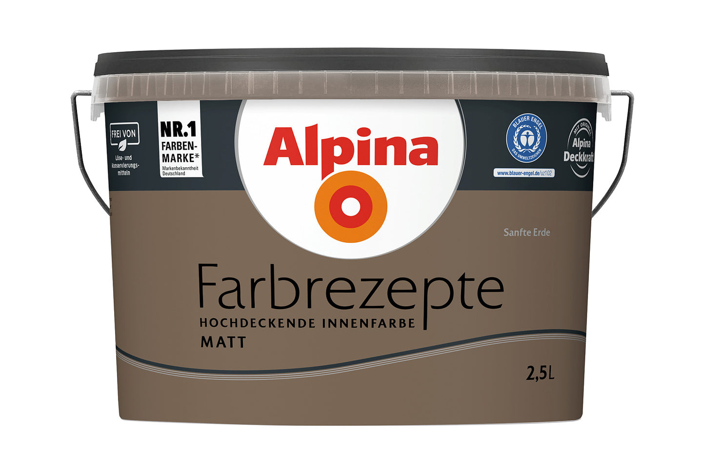 Alpina Farbrezepte 2,5 Liter Sanfte Erde