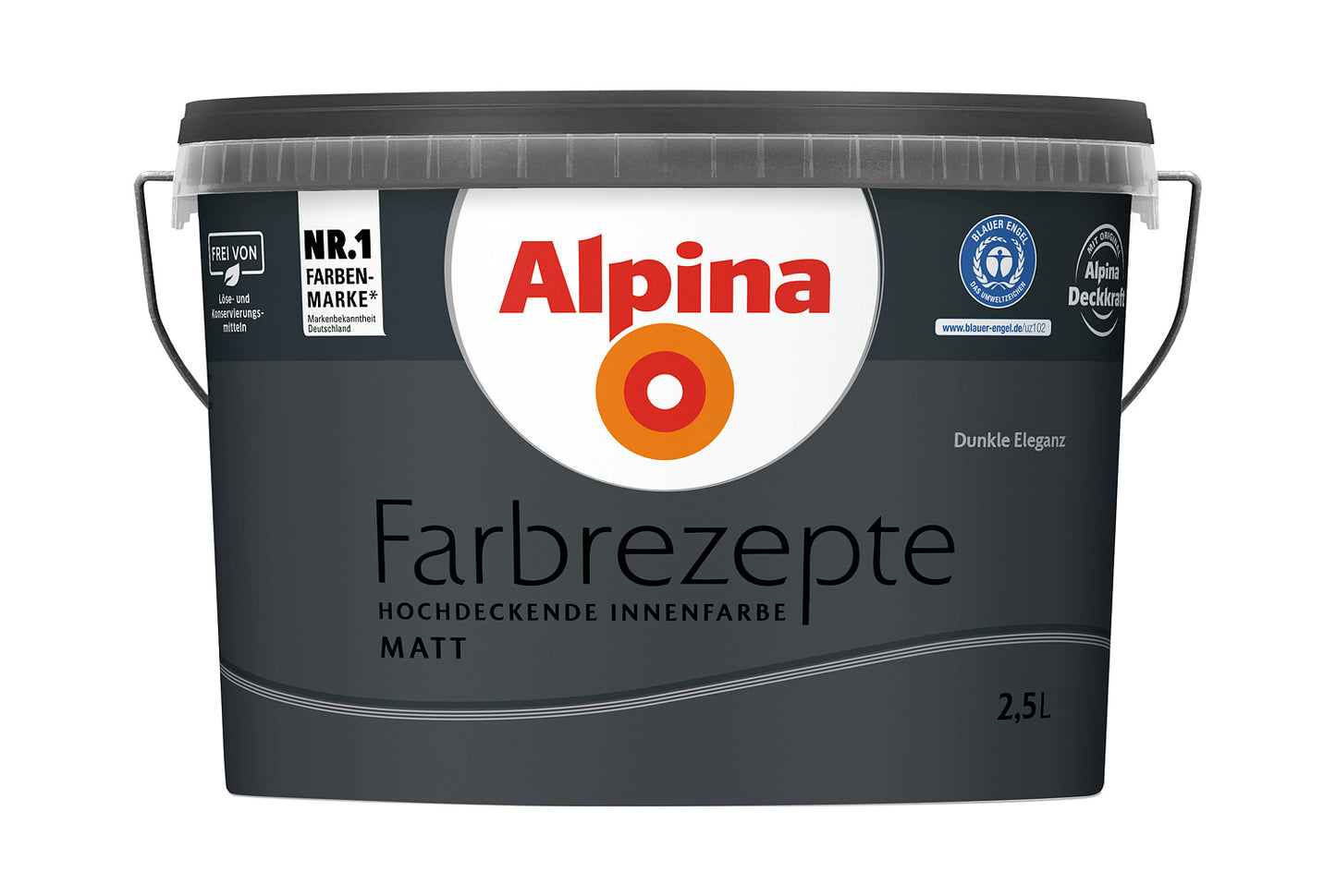 Alpina Farbrezepte 2,5 Liter Dunkle Eleganz