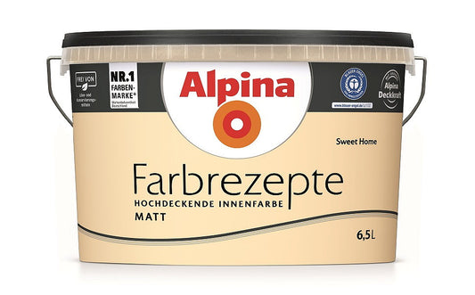 Alpina Farbrezepte 6,5 Liter Sweet Home