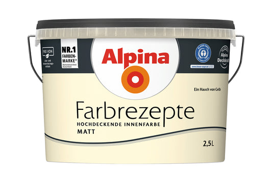 Alpina Farbrezepte 6,5 Liter Ein Hauch von Gelb