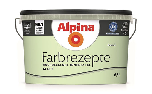 Alpina Farbrezepte 6,5 Liter Balance