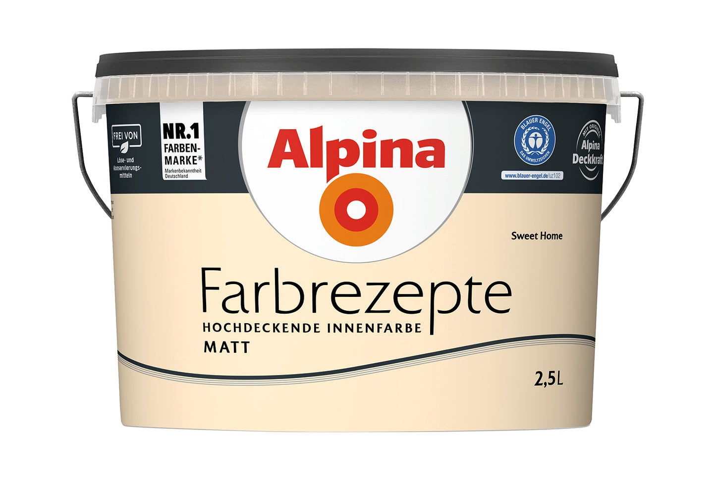 Alpina Farbrezepte 2,5 Liter Sweet Home