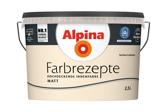 Alpina Farbrezepte 2,5 Liter Sanftes Cashmere