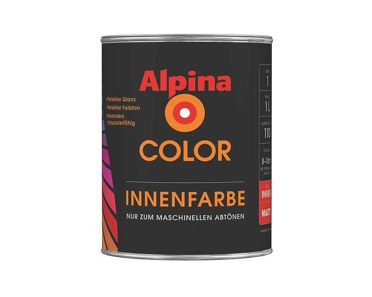 Innenfarbe Matt 1 L Mix Basis 3