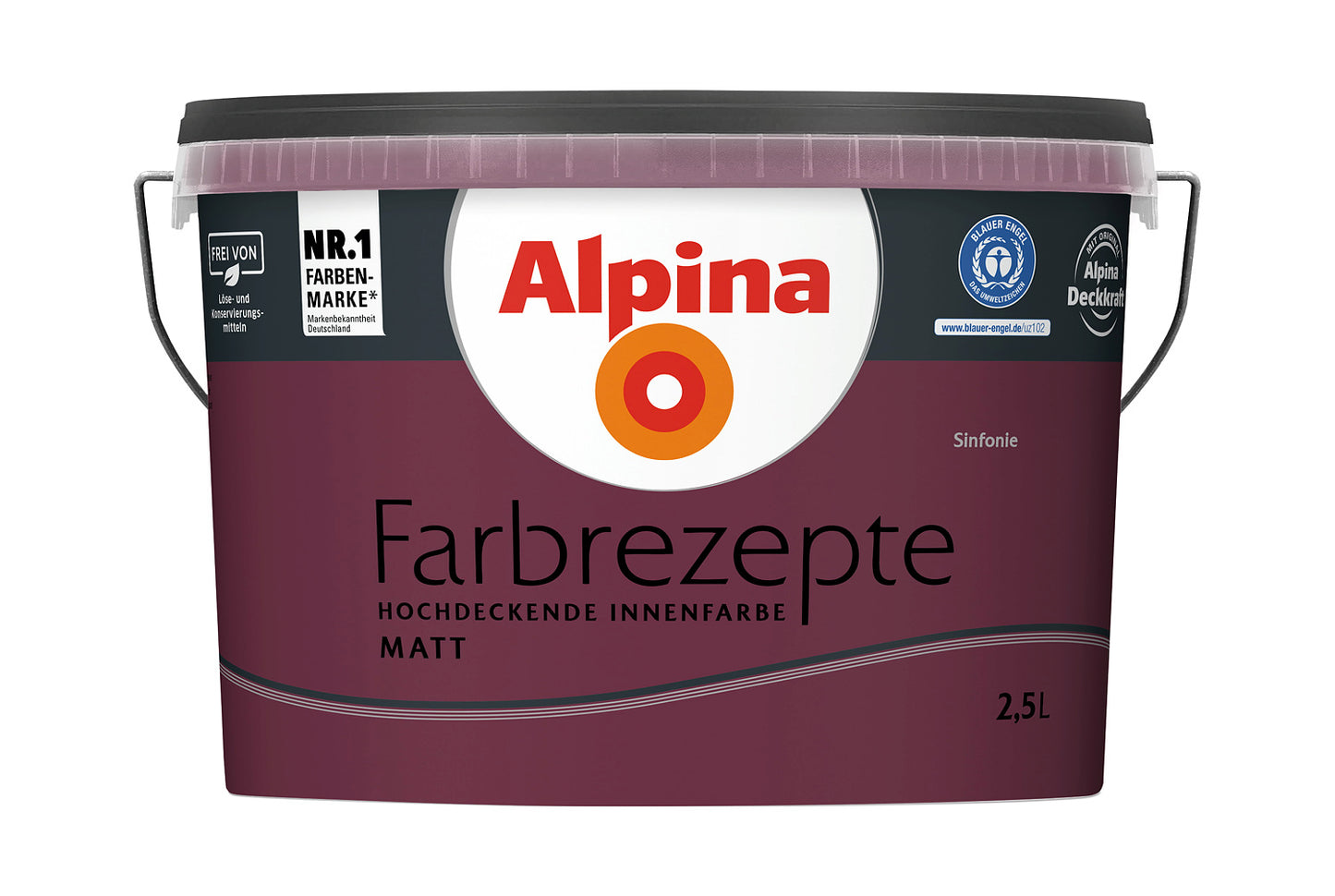 Alpina Farbrezepte 2,5 Liter Sinfonie