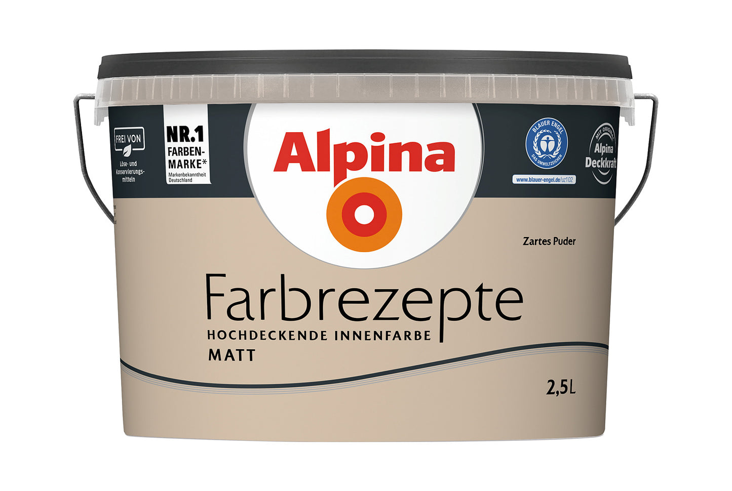 Alpina Farbrezepte 2,5 Liter Zartes Puder