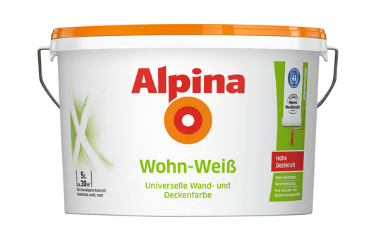 Alpina Wohn-Weiß 5 Liter