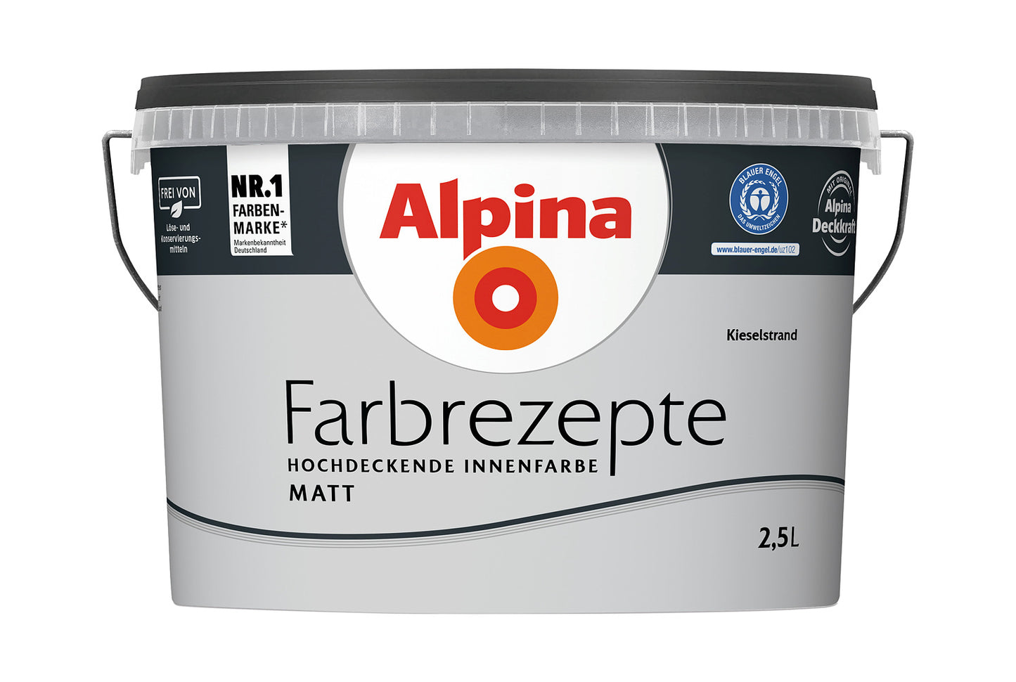 Alpina Farbrezepte 2,5 Liter Kieselstrand