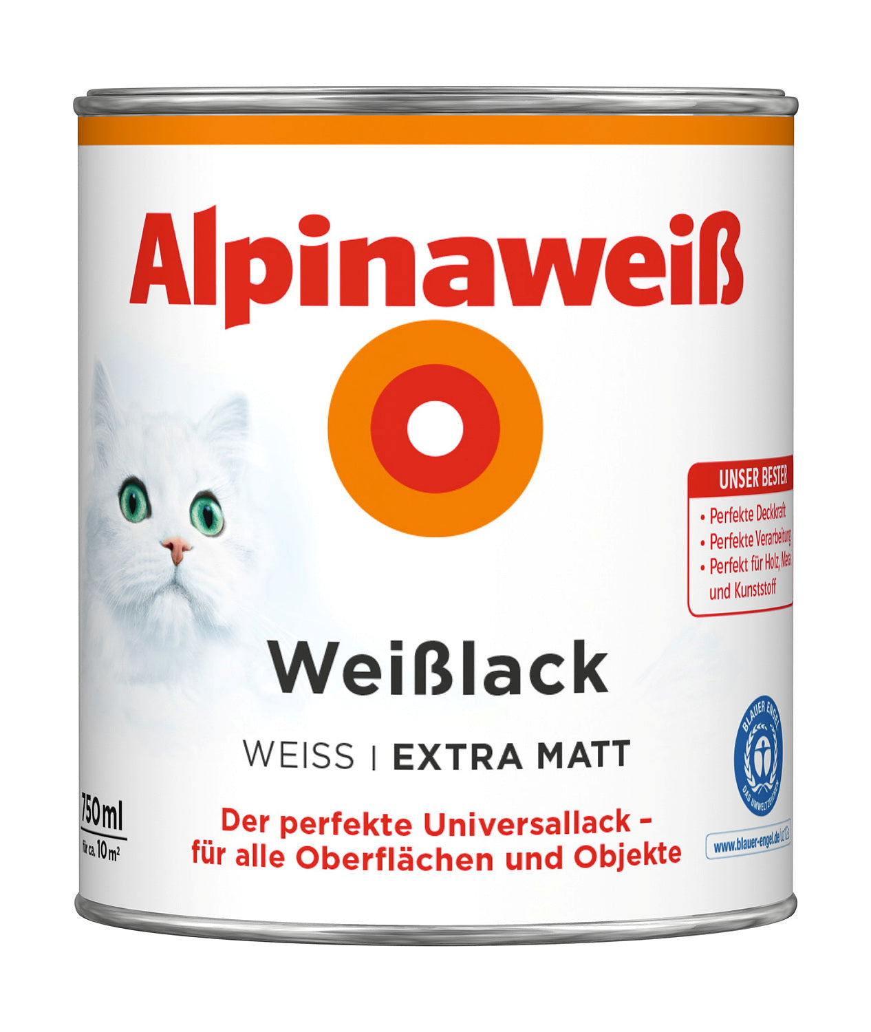 AP Alpinaweiß Weißlack EM 750 ml