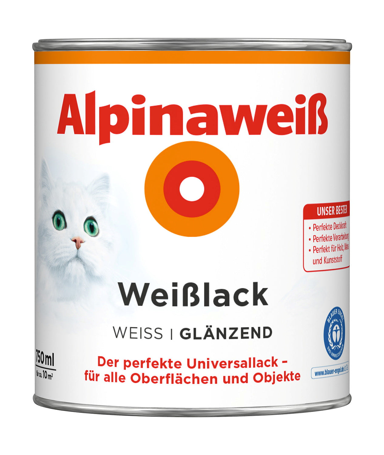 AP Alpinaweiß Weißlack GL 750 ml