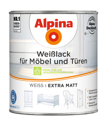 AP Weißlack für Möbel & Türen EM 750 ml