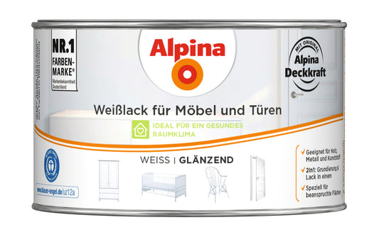 AP Weißlack für Möbel & Türen GL 300 ml