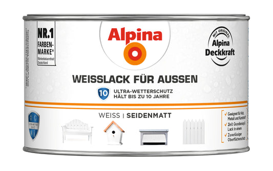 AP Weißlack für Außen SM 300 ml