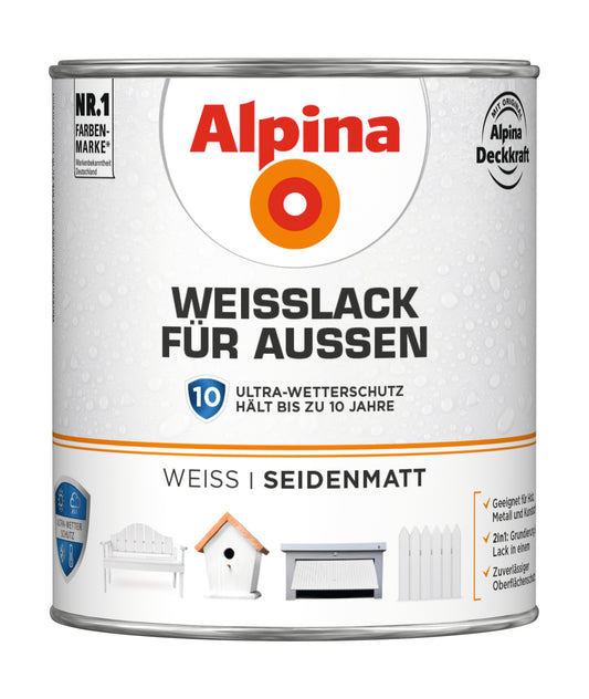 AP Weißlack für Außen SM