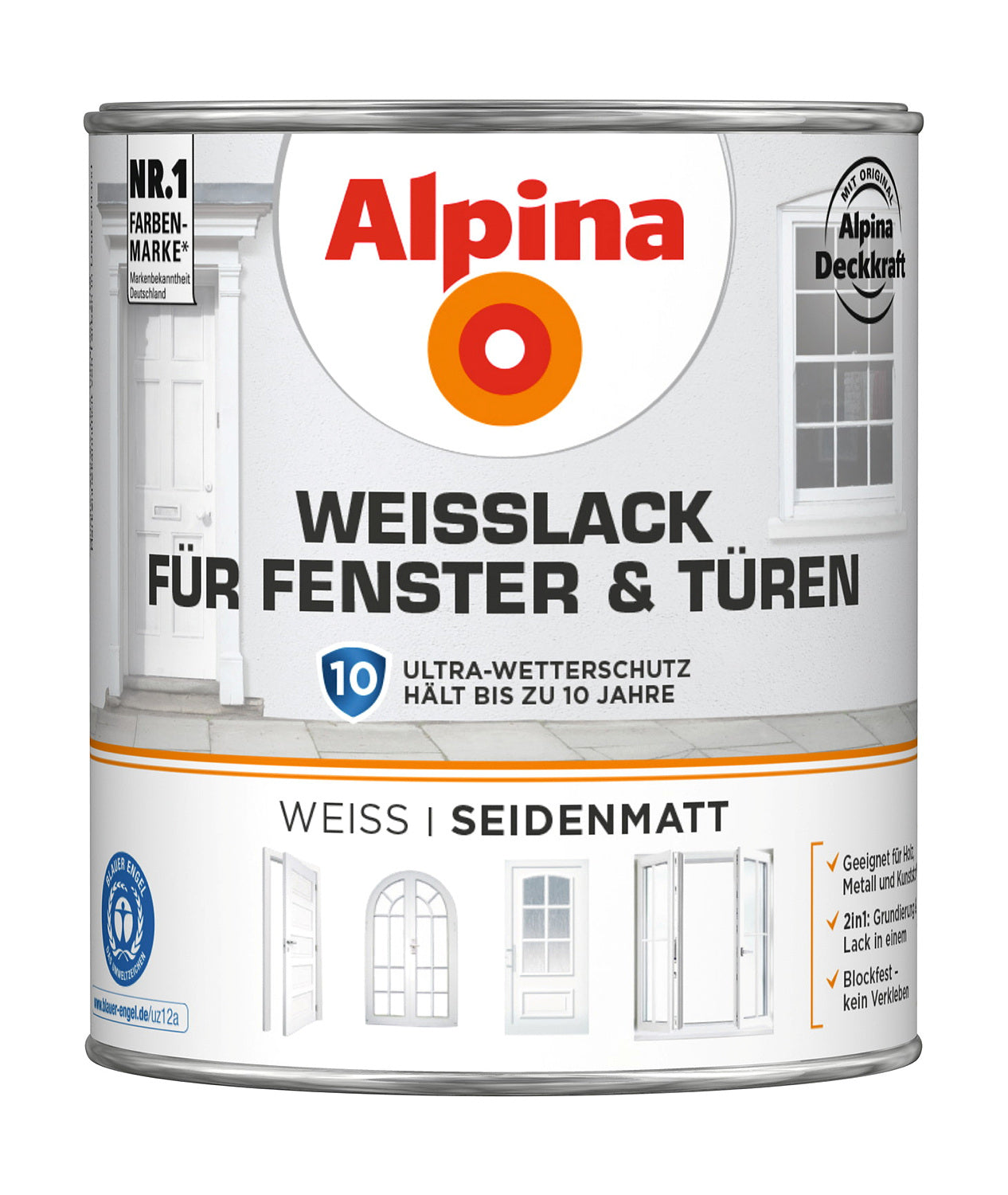 AP Weißlack für Fenster & Türen SM 750 ml