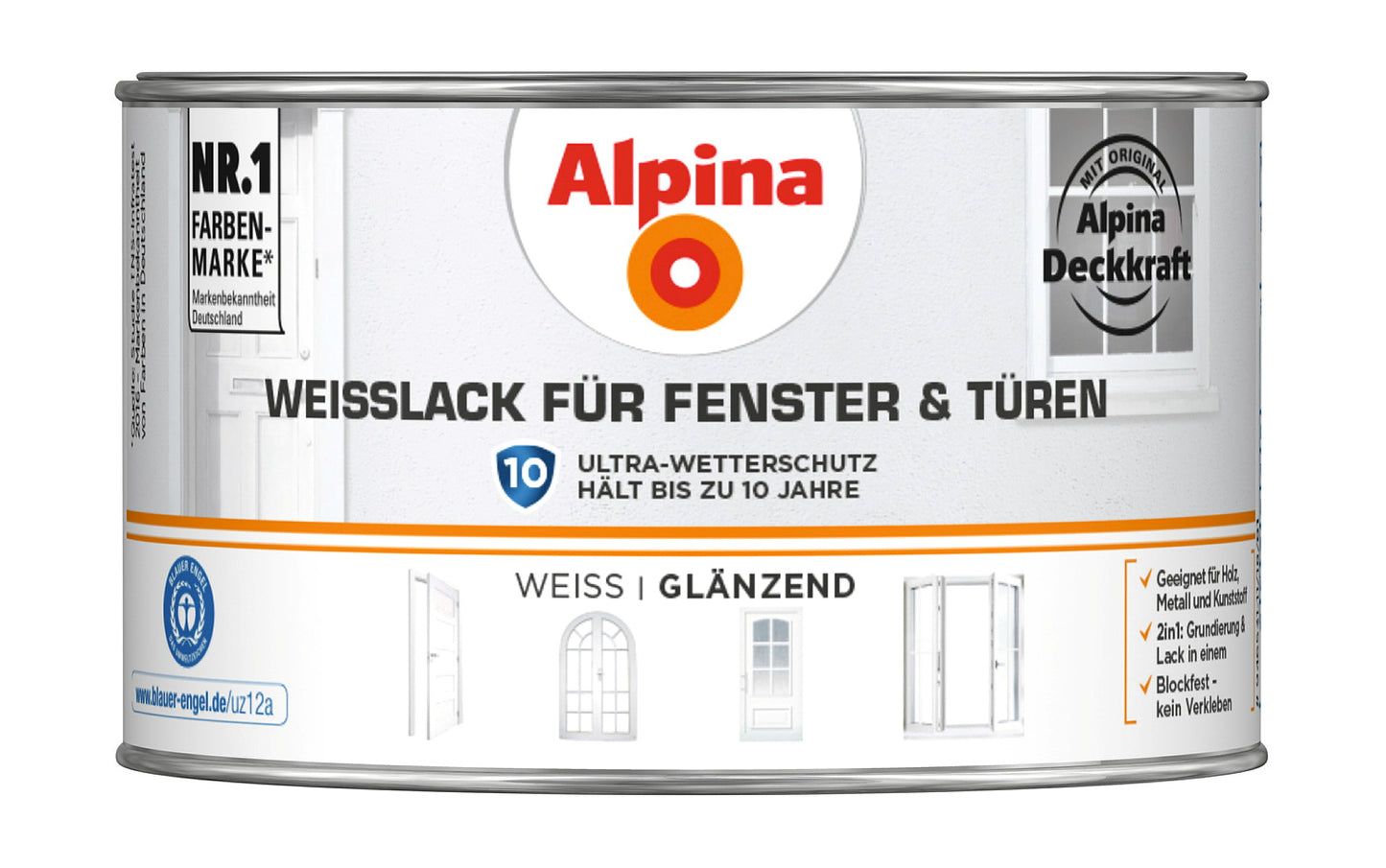 AP Weißlack für Fenster & Türen GL 300 ml