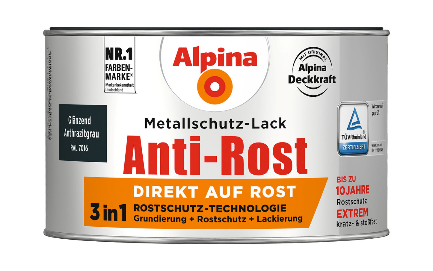 Anti Rost Glänzend 300 ml RAL 7016 Anthrazitgrau