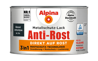 Anti Rost Glänzend 300 ml RAL 7016 Anthrazitgrau