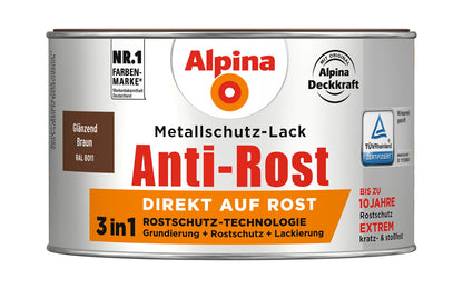 Anti Rost Glänzend 300 ml RAL 8011 Braun