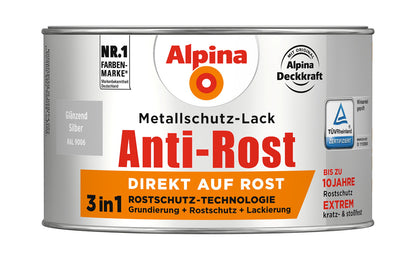 Anti Rost Glänzend 300 ml RAL 9006 Silber