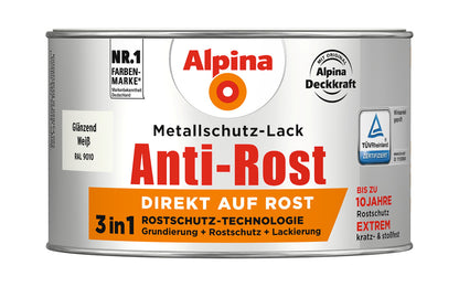 Anti Rost Glänzend 300 ml RAL 9010 Weiß