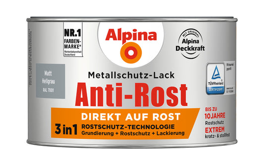 Anti Rost Matt 300 ml RAL 7001 Hellgrau