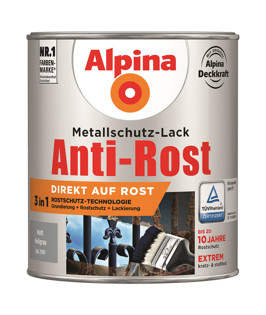 Anti Rost Matt 750 ml RAL 7001 Hellgrau