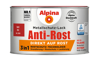 Anti Rost Matt 300 ml RAL 3000 Rot