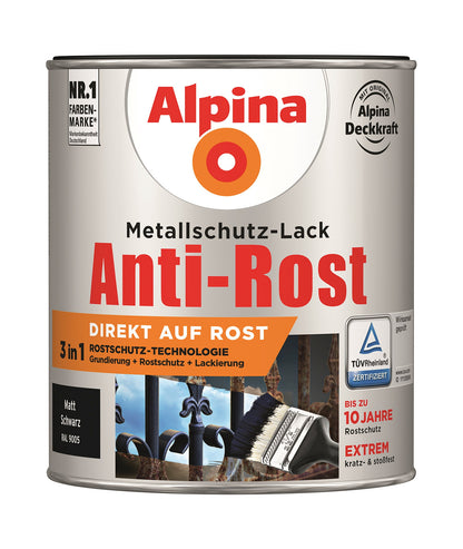 Anti Rost Matt 750 ml RAL 9005 Schwarz