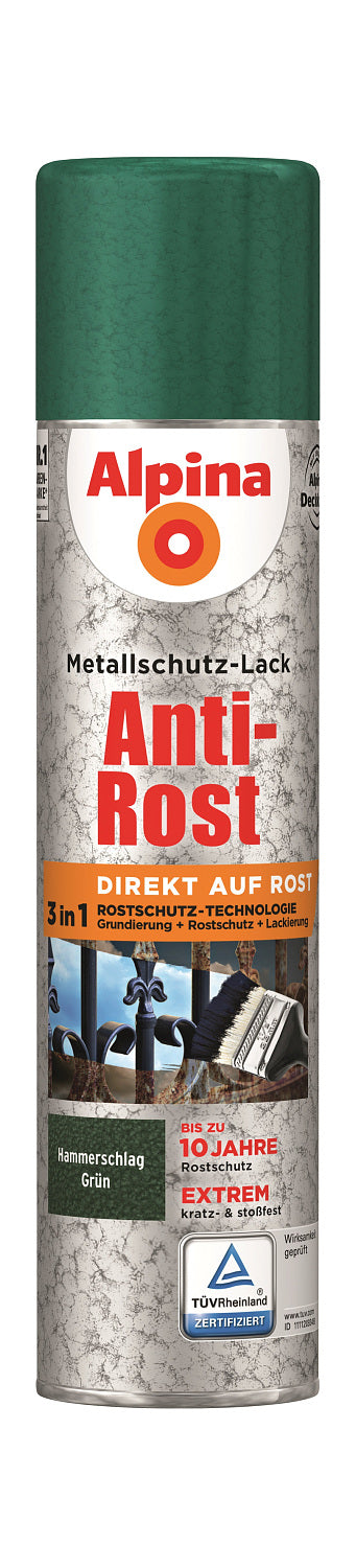 Anti Rost Spray Hammerschlag 400 ml, ca. RAL 6036 Grün