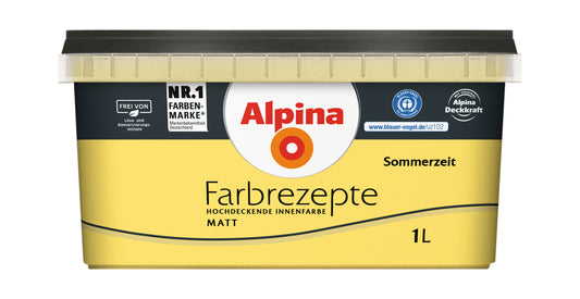 Alpina Farbrezepte 1 Liter Sommerzeit