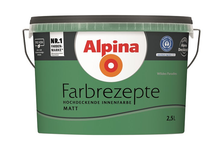 Alpina Farbrezepte 1 Liter Wildes Paradies