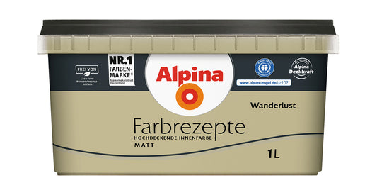 Alpina Farbrezepte 1 Liter Wanderlust