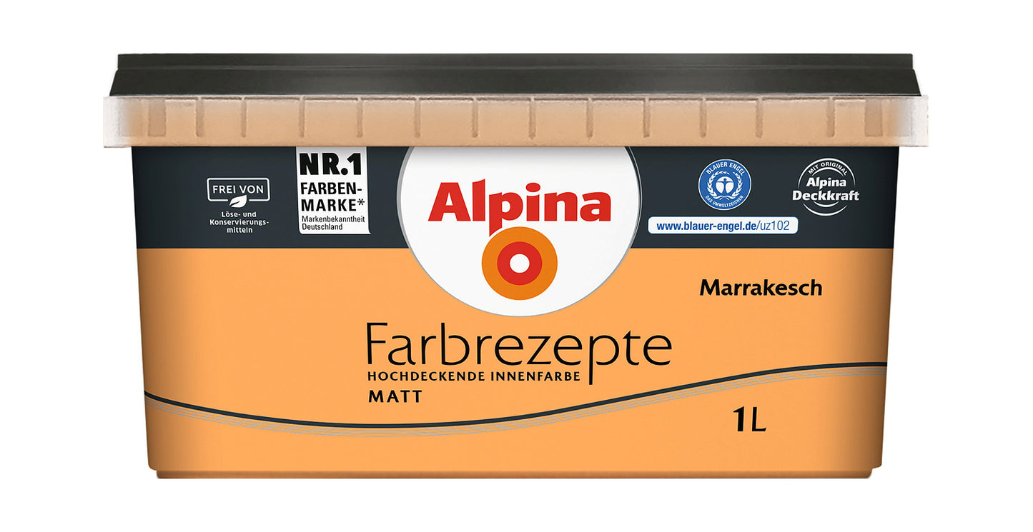 Alpina Farbrezepte 1 Liter Marrakesch