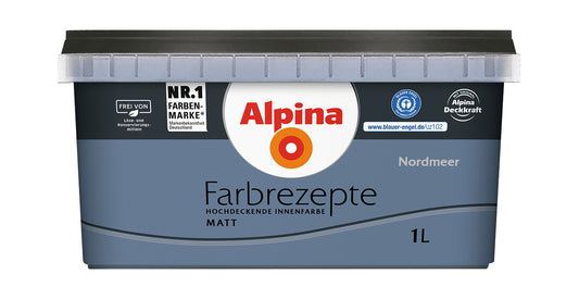 Alpina Farbrezepte 1 Liter Nordmeer