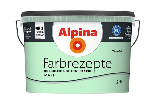 Alpina Farbrezepte 2,5 Liter Wasserfall