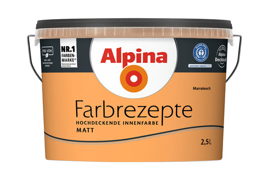 Alpina Farbrezepte 2,5 Liter Marrakesch