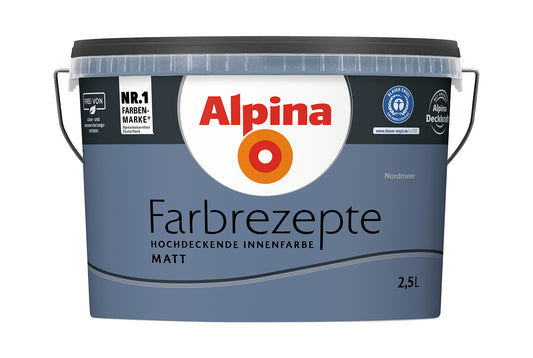 Alpina Farbrezepte 2,5 Liter Nordmeer