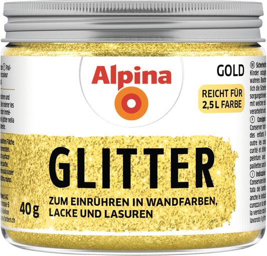 Alpina Kreativ Glitter Gold 40 g