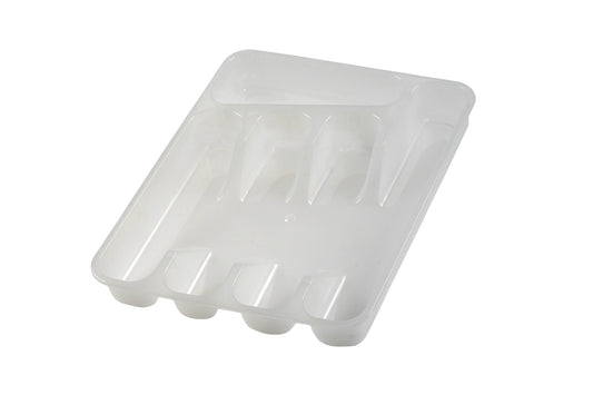 Besteckkasten Pablo 5-fach 33,5 x 26,5 x 5cm, transparent