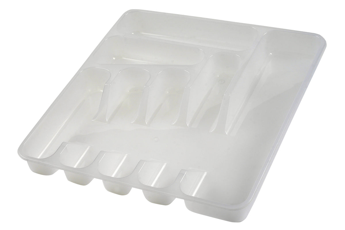 Besteckkasten Pablo 7-fach 39,5 x 37 x 5 cm, transparent