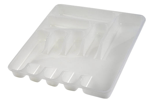 Besteckkasten Pablo 7-fach 39,5 x 37 x 5 cm, transparent