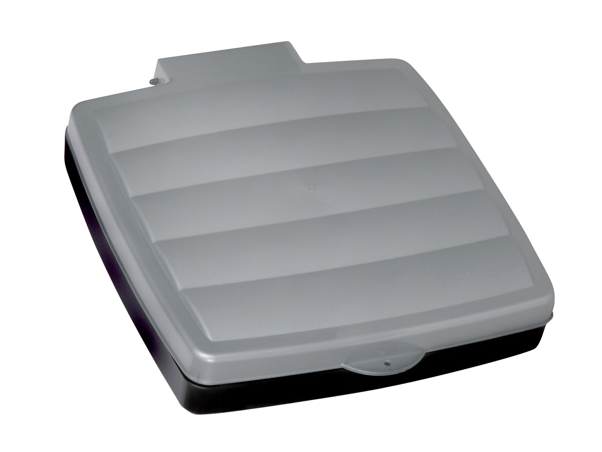 Müllsackständer light silver