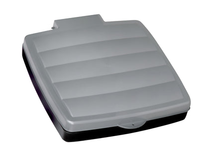 Müllsackständer light silver