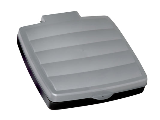 Müllsackständer light silver